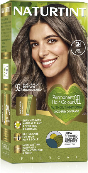 Naturtint Permanent Hair Colour Gel 6N Dark Blonde