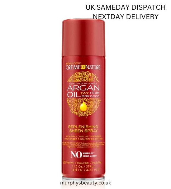 Creme of Nature | Argan Oil | Replenishing Sheen Spray (16oz)