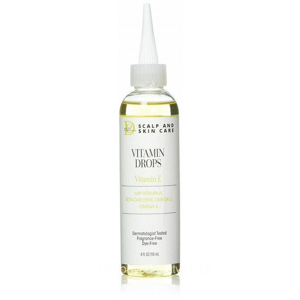 Design Essentials | Scalp and Skin Care | Vitamin Drops (4oz)