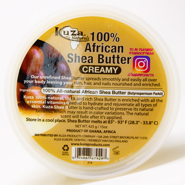 Kuza | 100% Shea Butter Creamy (White)