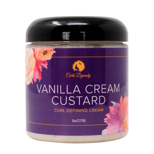 Curls Dynasty | Vanilla Cream Custard Curl Defining Cream (8oz)