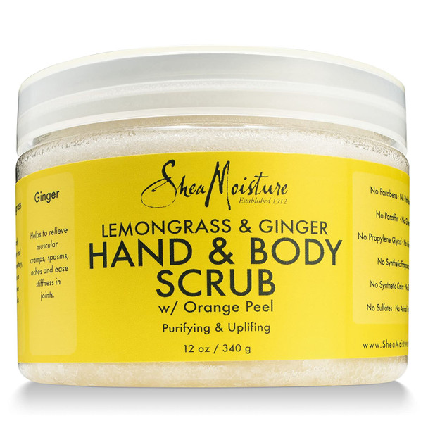 Shea Moisture | Lemonfrass & Ginger | Hand & Body Scrub (12oz)