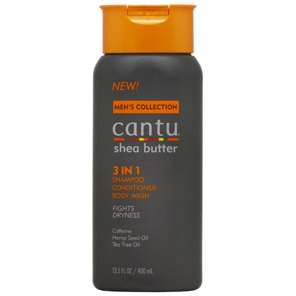 Cantu| Mens Collection | 3in1 Shampoo Conditioner Body Wash(13.5 oz)