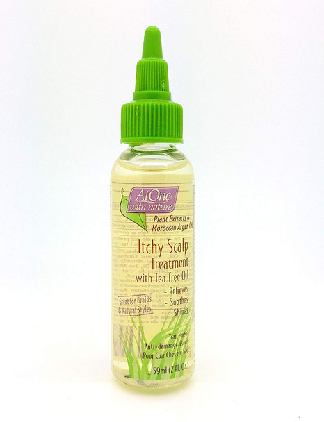 AtOne With Nature | Itchy Scalp Treatment With Tea Tree Oil