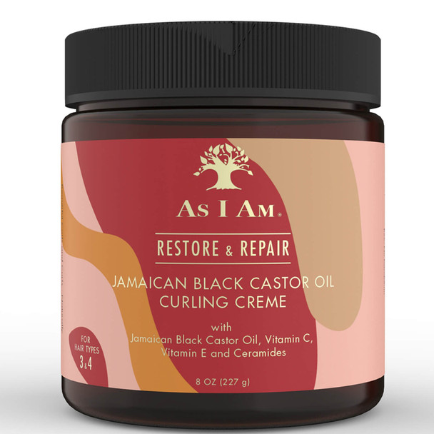 As I AM | Restore & Repair | Jamaican Black Castor Curling Creme