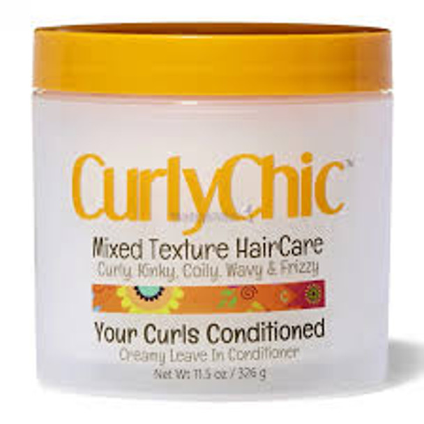 CurlyChic | Mixed Texture HairCare | Your Curls Conditioned Creamy Leave In Conditioner