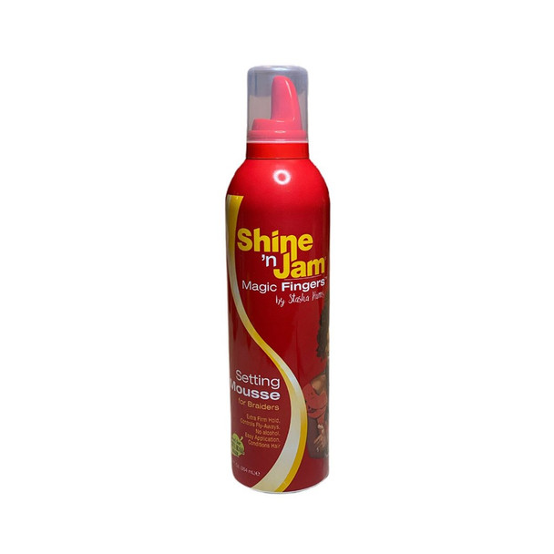 SHINE 'N JAM® MAGIC FINGERS™ SETTING MOUSSE FOR BRAIDERS 354ml