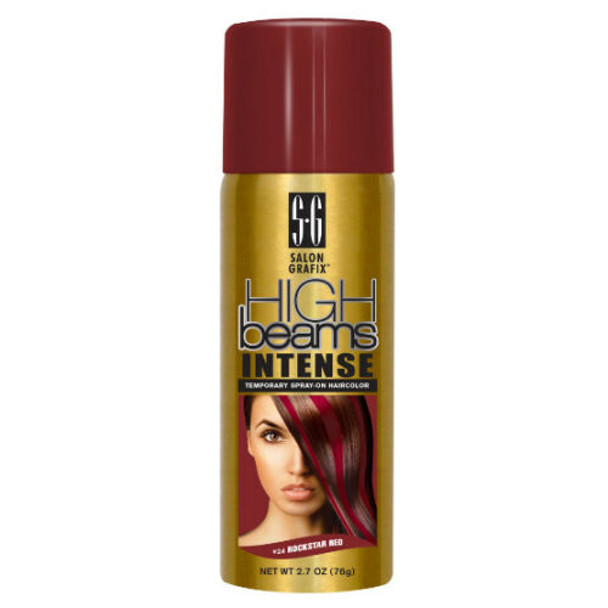 High Beams | Intense Temporary Spray-On Hair Color (76g) Colour: 24 Rockstar Red