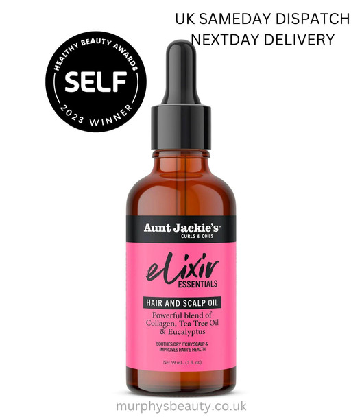 Aunt Jackie's Elixir Essentials: Collagen & Tea Tree Hair & Scalp Oil