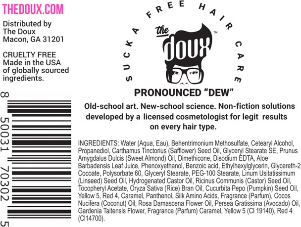 The Doux C.R.E.A.M. Twist & Curl Hair Cream for All Curls, Moisturise & Reduce Frizz 473 ml