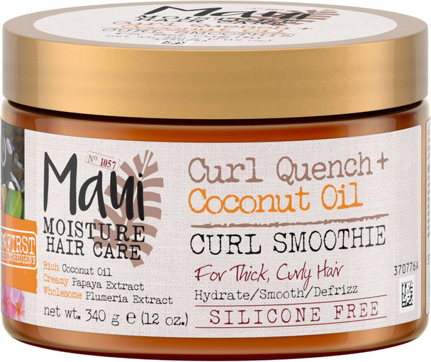 Maui Moisture Quench + Coconut Oil Curl Smoothie, 12 Ounce
