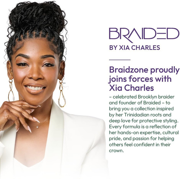 ORS Braid Setting Mousse with Nourishing Lavender, Acai and Batana Oil, Paraben Free, 7 Fluid Ounces