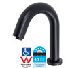 MEFE 18cm Hospital Spout Deck Mounted Sensor Tap Matte Black