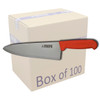 MEFE Box of 100 - 8"/20cm Chef's Kitchen Knife - Red PP Handle