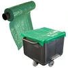 Disposable Bin Cover, Green Roll  of 250