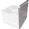 MEFE Stainless Steel Lid for 200L Euro Tub, Bin NOT INCLUDED - Listing for Lid Only