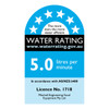All-in-one - Wall Mounted  Stainless Steel (Gun Metal Grey) - Water Rating