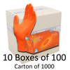 GloveON Vigor Long Cuff Heavy Duty Nitrile glove Carton of 10 Boxes of 100 = 1000 Gloves
