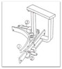 Stainless Steel Powered Rail switch Gate , All Types Right or Left Hand