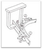 Stainless Steel Powered Rail switch Gate , All Types Right or Left Hand