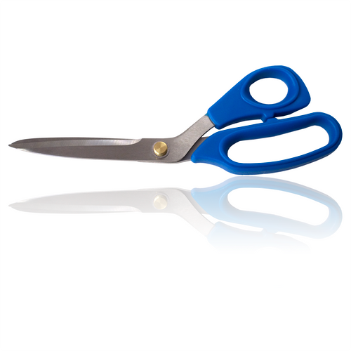 6"/15cm Poultry Shears / Chef's Scissors - Blue Fibrox Handle