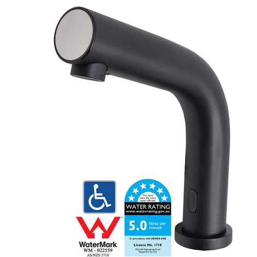 Sensor Tap - Boomerang - Deck Mounted - Matte Black