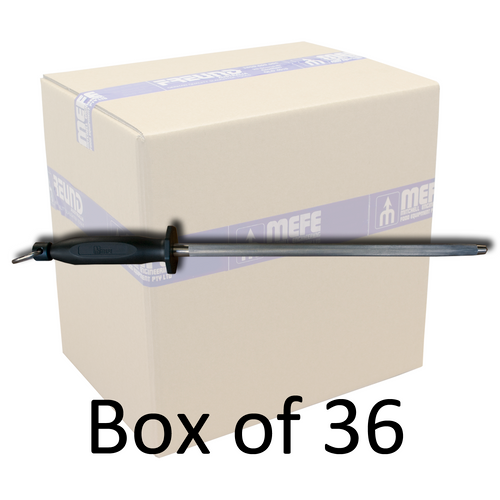 Box of 36 - 12" Professional Sharpening Steel - Regular Cut Round