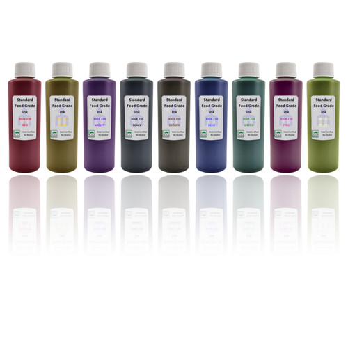 Standard Edible Ink - 250ml - Food Grade, Permanent, Certified for Halal use