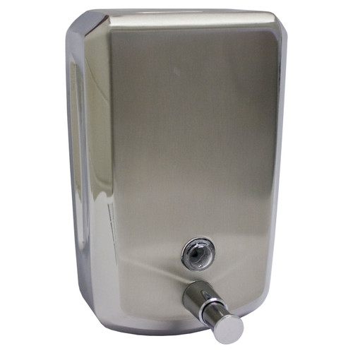 Stainless Steel Liquid Soap Dispenser - 1.1L