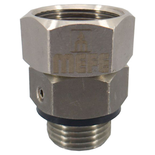 Swivel Connector  ¾-½ Stainless Steel