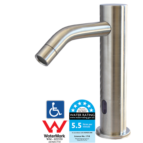 Sensor Tap - Tall Upright - Deck Mounted - Stainless Steel