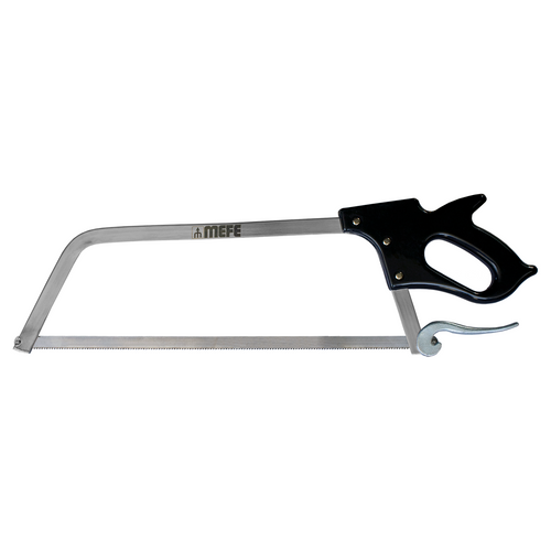 Handsaw, Butcher Meat Saw 19" (482mm) Cam Lock - Stainless Steel Frame - Stainless Steel Needle Tip Blade