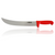 Box of 12 - 12" Butcher's Cimeter Knife - Red Fibrox Handle