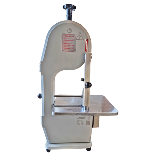 MEFE Bandsaw Tabletop Butcher Bone Saw 205 high x 195 wide cutting