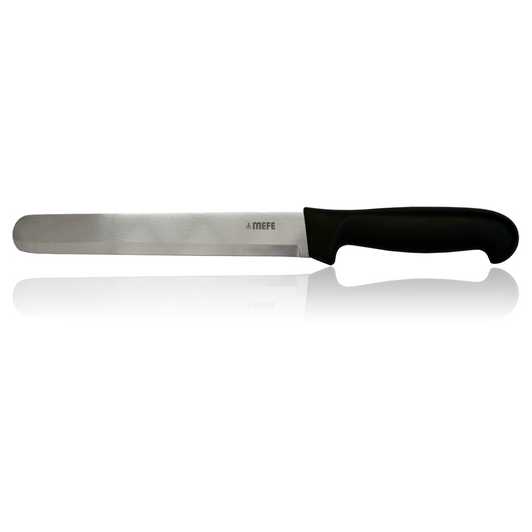 Box of 100 - 8"/ 20cm Chef's Slicing Knife / Fish Skinning - Black PP Handle
