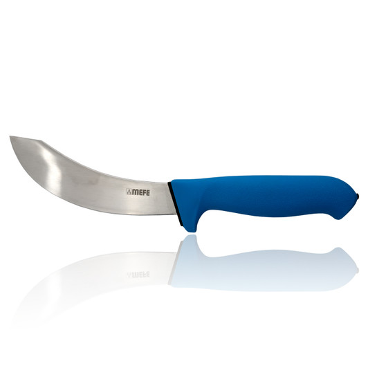 Box of 12 -  6"/15cm Skinning Knife - Blue Double Soft Grip Handle
