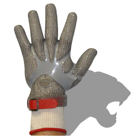 MEFE Stainless Steel Chain Mesh Glove - Full Hand (Panther Strap)