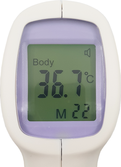 Digital Infrared Thermometer - Body and Surface with Fever Alarm