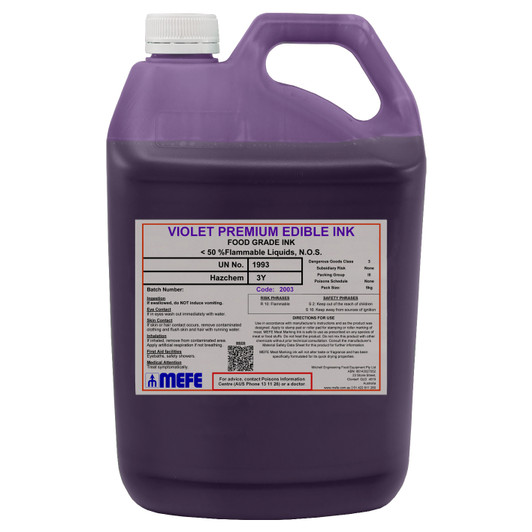 Food Grade Meat Marking Ink  5L Edible Ink, Quick Dry with Drying Agents