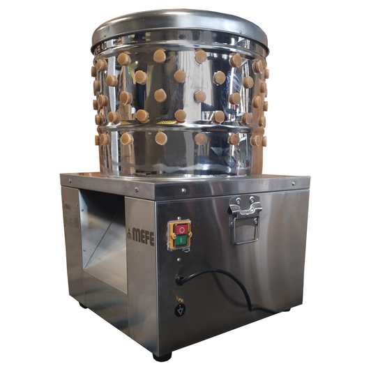 MEFE Rotary Poultry Plucking Machine - 40L - Heavy Duty - Stainless Steel