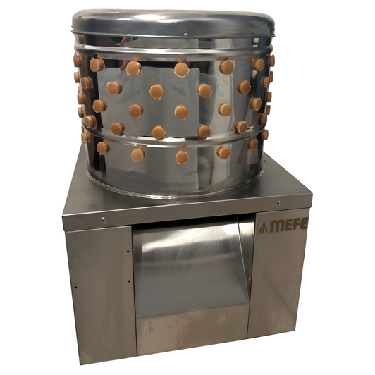 MEFE Rotary Poultry Plucking Machine - 40L - Heavy Duty - Stainless Steel