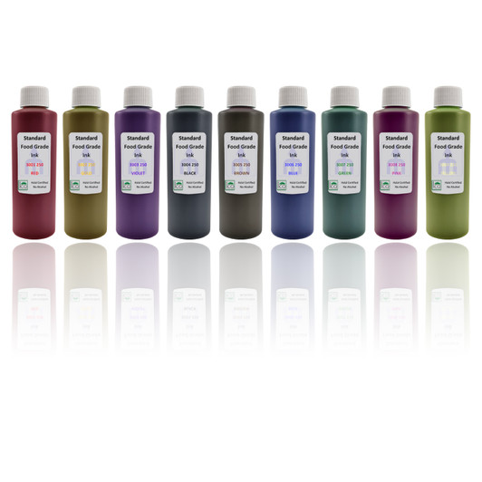 MEFE Food Grade Premium Edible Ink, Quick Dry with Water Absorbing Agents, 250 ml