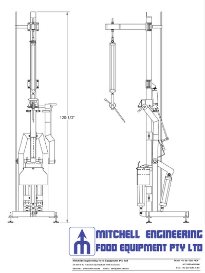 MEFE CHEEK CHISEL & JAW BREAKER 2- stations 200/h - Pneumatic