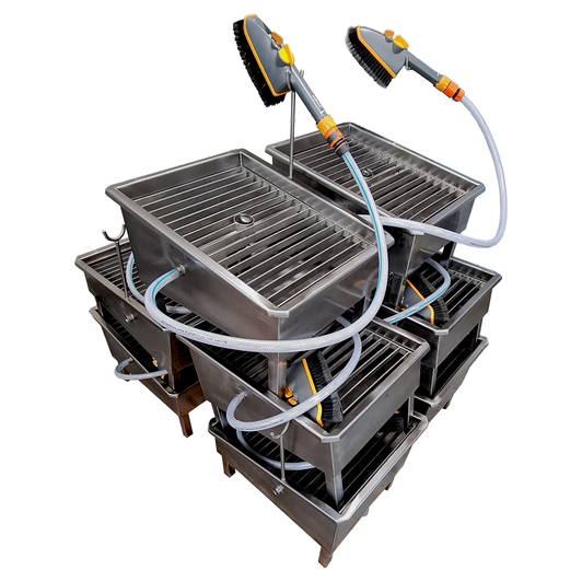 Manual Boot Washer with Disinfectant Brush