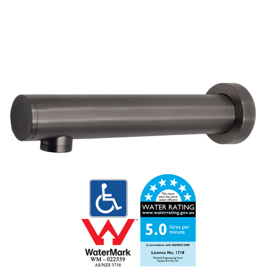 MEFE Sensor Tap - All-in-one - Wall Mounted - Gunmetal MEFE Sensor Tap - All-in-one - Wall Mounted - Gunmetal