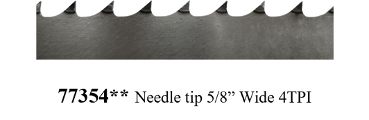 77354** Needle tip 5/8” Wide 4TPI