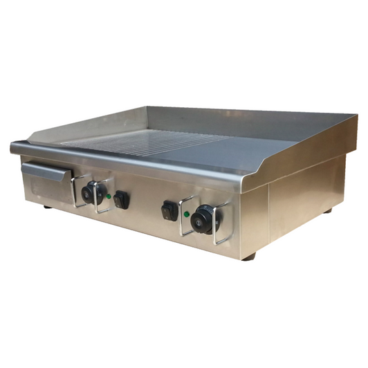 MEFE Electric Griddle, Half Ribbed