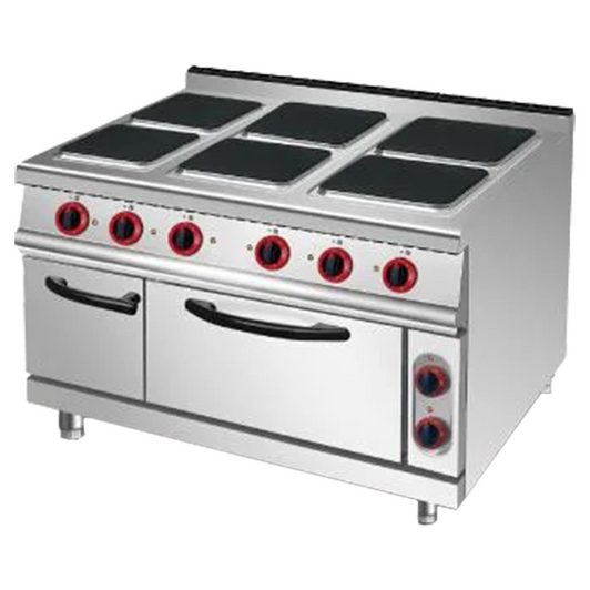 Electric 6 Hot Plate Cooker with Oven Electric 6 Hot Plate Cooker with Oven