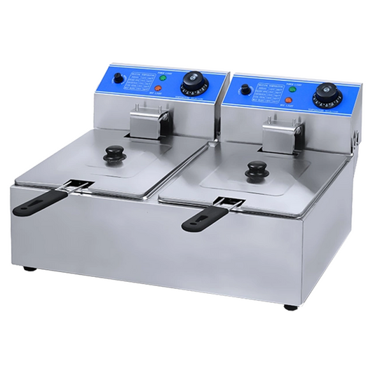 MEFE 2 Basket Countertop Fryer