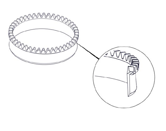 Freund Trimmer Blade 69A straight
